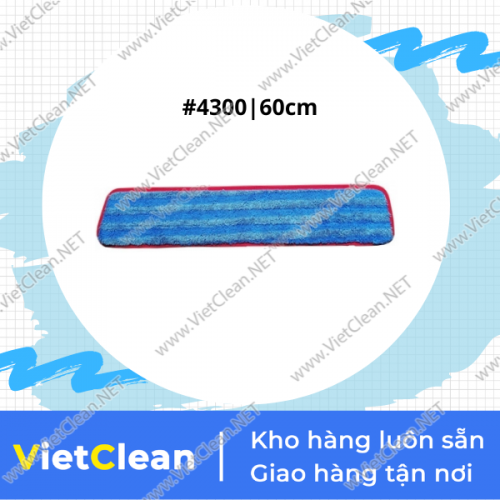 Giẻ lau sàn microfiber 60cm 4300