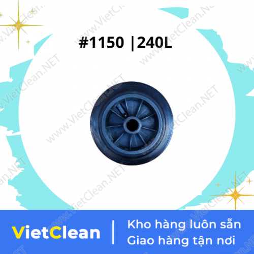 Bánh xe thùng rác nhựa 1150