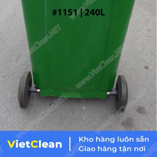 Bánh xe thùng rác nhựa 1151