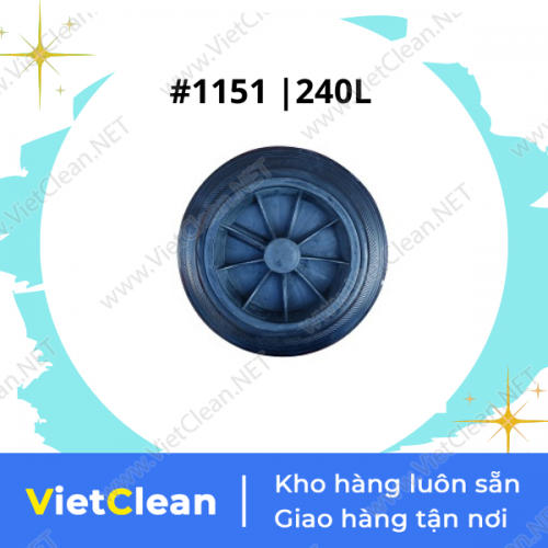 Bánh xe thùng rác nhựa 1151