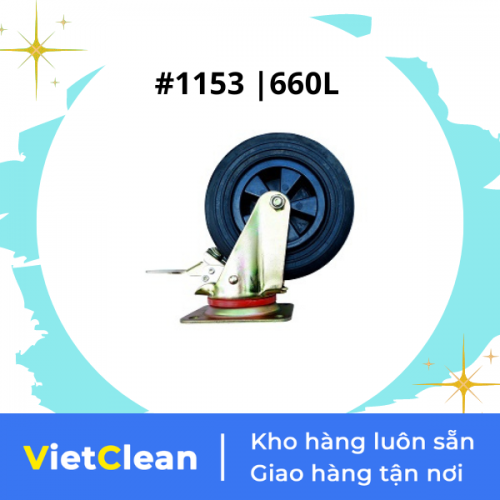 Bánh xe thùng rác nhựa 1153