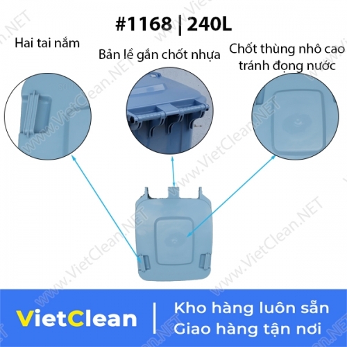 Nắp đậy thùng rác nhựa 1168