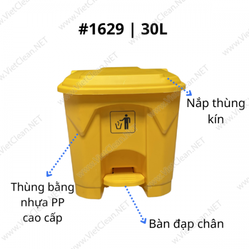 Thùng rác đạp chân 30 lít