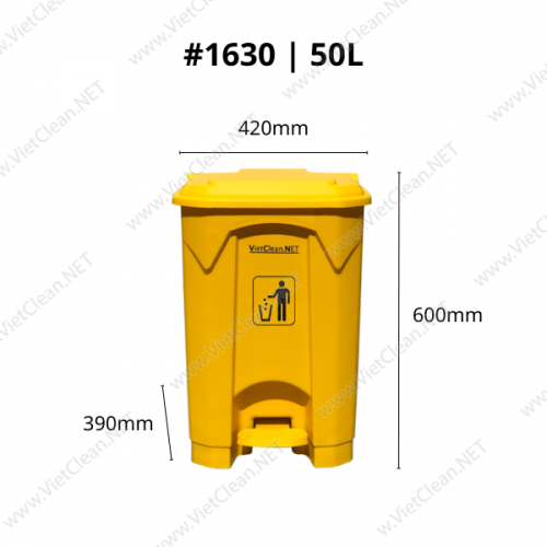 Thùng rác đạp chân 50L