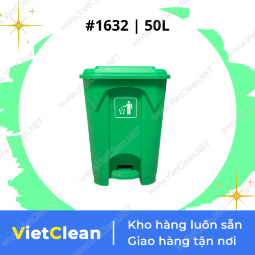 Thùng rác đạp chân 50L