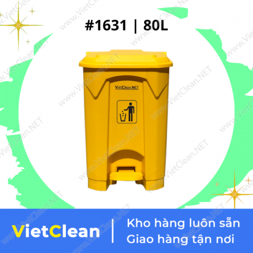 Thùng rác đạp chân 80L