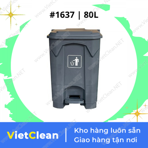 Thùng rác đạp chân 80L