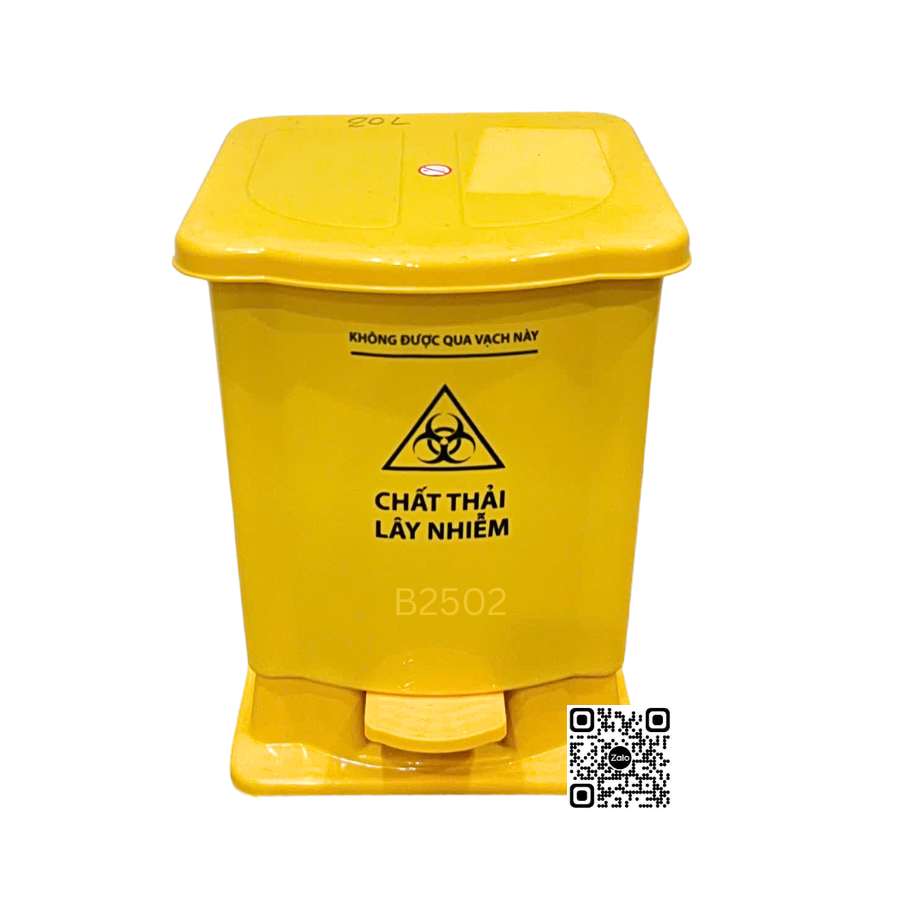Thùng rác y tế 15L