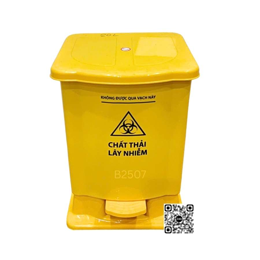 Thùng rác y tế 20L